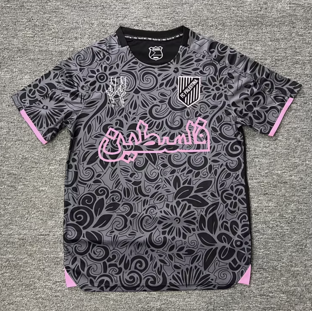 Palæstina Performance Jersey – Unisex | Sort/Rosa – Limited Edition